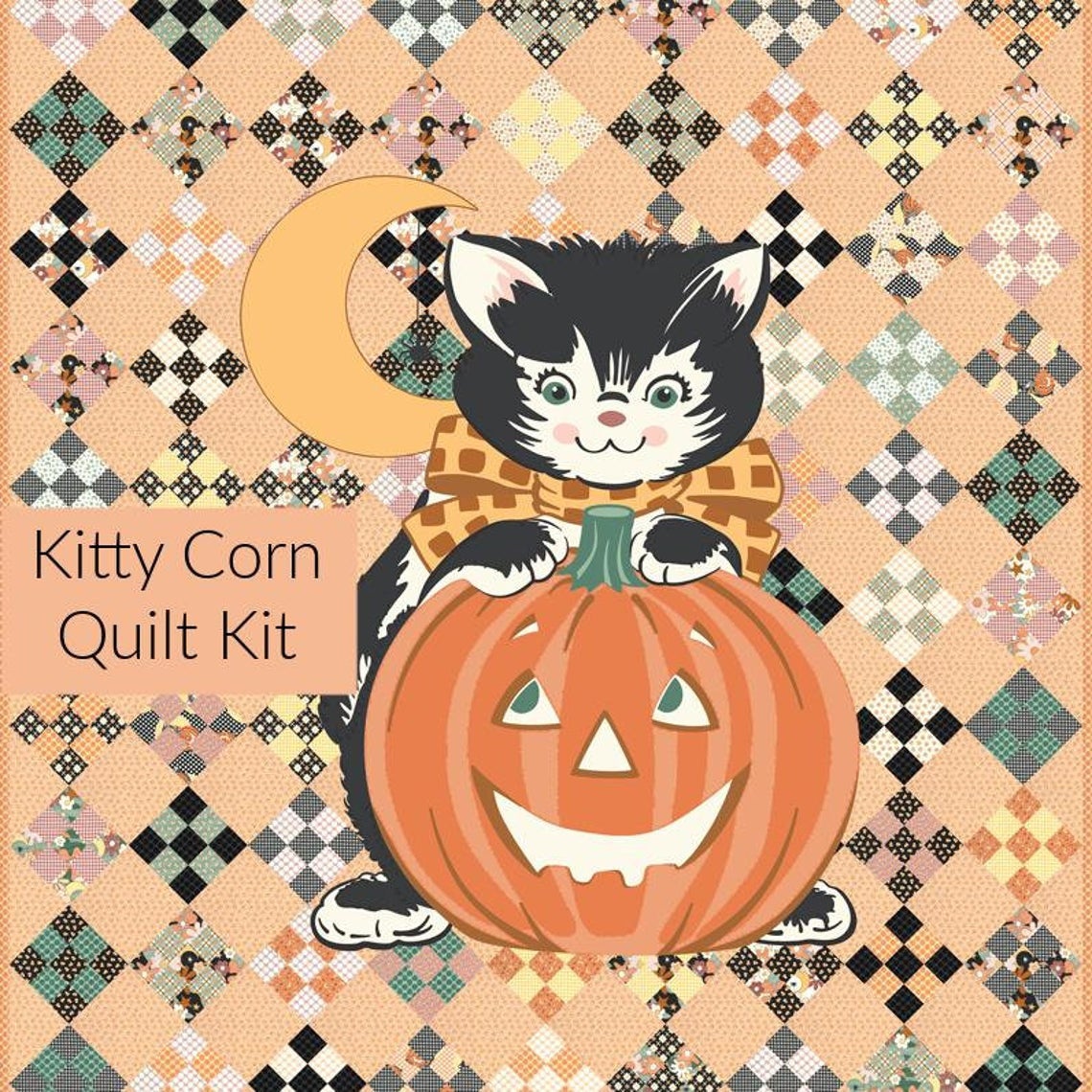 Kitty Corn Quilt Kit By 2024 Urban Chiks For Moda Fabrics Quilt size: 57