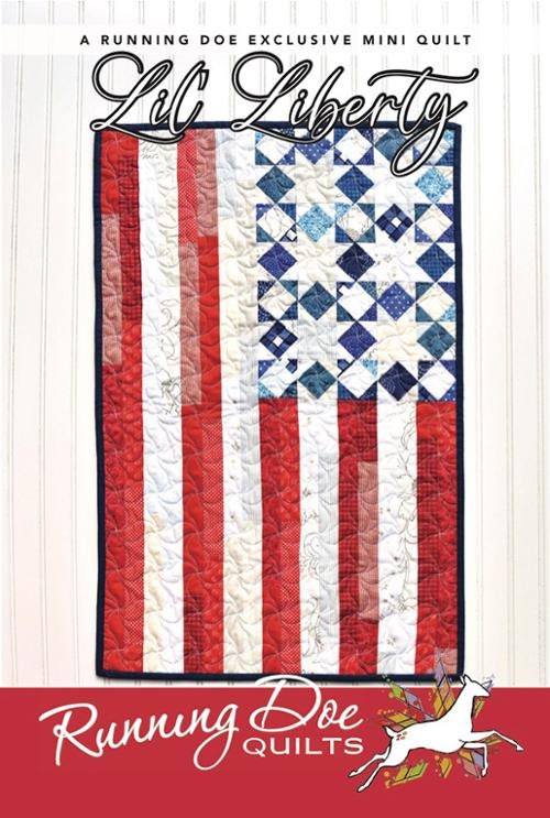 Lil' Liberty Paper Mini Quilt Pattern by Running Doe for Villa Rosa Designs 18
