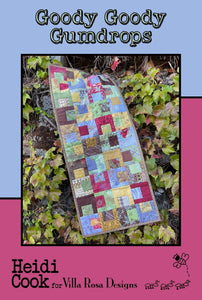 Goody Goody Gumdrops Quilt Pattern Villa Rosa Designs Finished 14 x 35