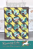 Dinomite Quilt Pattern by Running Doe Quilts for Villa Rosa Designs 46x60