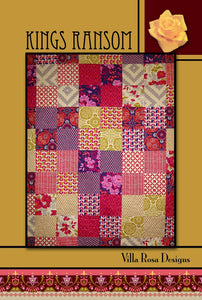 Kings Ransom Quilt Pattern Villa Rosa Designs Finished 53 x 66