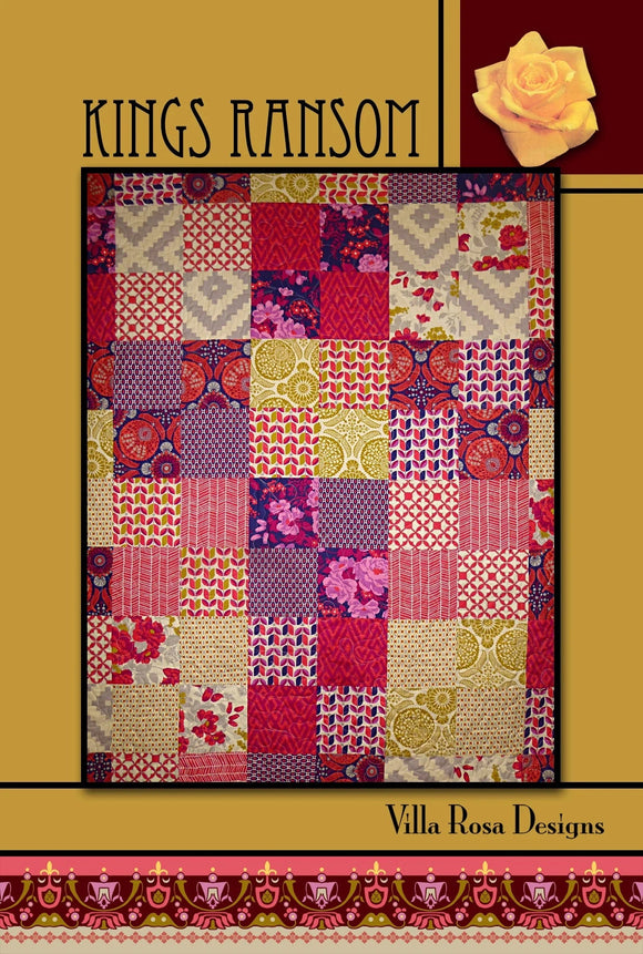 Kings Ransom Quilt Pattern Villa Rosa Designs Finished 53 x 66