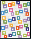 Gemini Quilt Pattern Card by Villa Rosa Designs # VRD522609 finished Quilt 52in x 65in Using 2-1/2in Strips