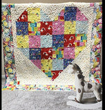 Heartbeat Quilt Pattern Card by Villa Rosa Designs # VRDOQ087 Finished Quilt 52in x 52in