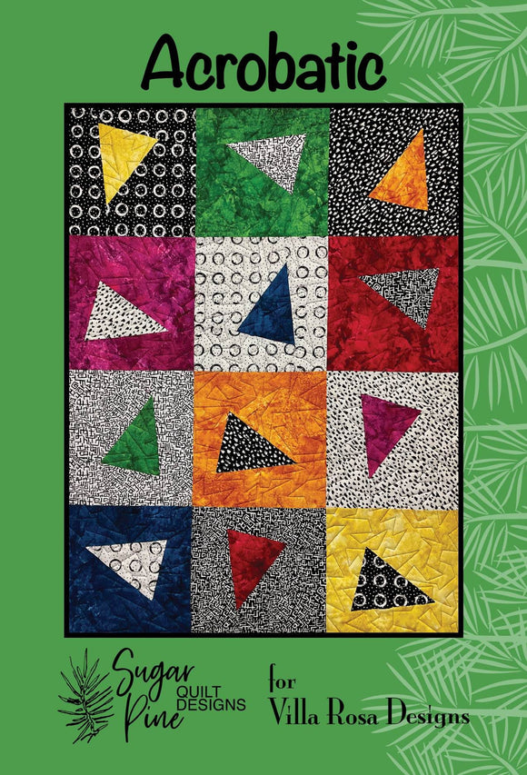 Acrobatic Quilt Pattern VRDSP022 by Villa Rosa and Sugar Pine Quilt Designs 42