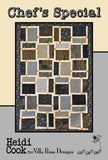 Chef's Special Quilt Pattern From Villa Rosa Designs and Heidi Cook - size 48" x 66"