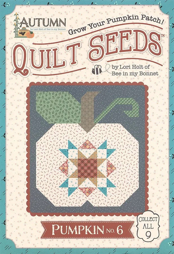 Lori Holt Autumn Quilt Seeds™ Pumpkin #6 Block Kit All Fabrics and Pattern