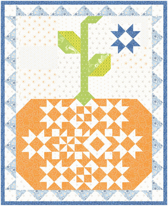 Pumpkin & Denim Quilt Pattern by Fig Tree Quilts FTQ1992 21