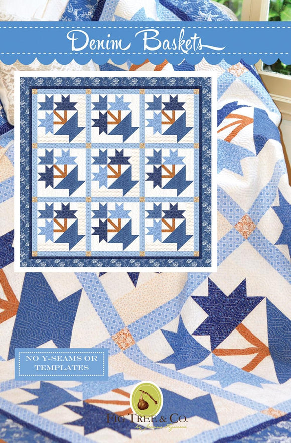 Denim Baskets Quilt Pattern by Fig Tree Quilts FTQ1990 71