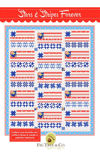 Stars & Stripes Forever sewing Pattern FTQ1552