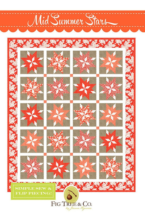 Midsummer Stars Fig Tree Quilts Pattern Only FTQ1701