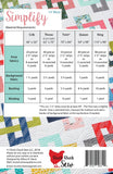 Simplify Quilt Pattern, Paper Pattern only CCS177 by Allison Harris for Cluck Cluck Sew