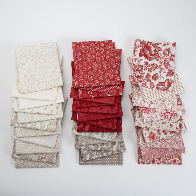 Free US Shipping Cranberries and Cream Fat Eighth Bundle by 3 Sisters for Moda Fabrics. 44260F8 has 34 buying Fat Eighths