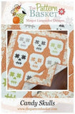 Candy Skulls  By Margot Languedoc Designs  Paper Pattern ONLY 48 1/2 x 53"