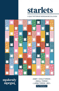 Starlets MM-017 PAPER Quilt Pattern for Modernly Morgan