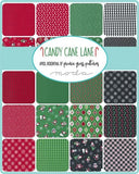 Candy Cane Lane Candy Cane in Evergreen 24124-17 by April Rosenthal for Moda Fabrics