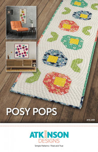 Posy Pops Paper Pattern by Atkinson Designs ATK-209, Multiple Sizes