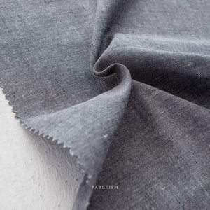 Everyday Chambray Obsidian ECW-09-Obsidian by for Fableism Supply Sold in Half Yard Increments