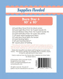 Barn Star 6 by Corey Yoder of Coriander Quilts CQP203 Bin MP